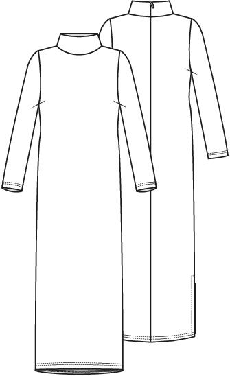 Knipmode 2513-10 jurk