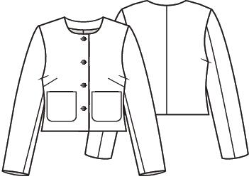 Knipmode 2603-11 jasje