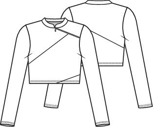 Knipmode 2510-12 top