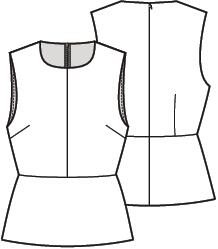 Knipmode 2602-13 top