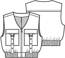 Knipmode 2504-13 gilet