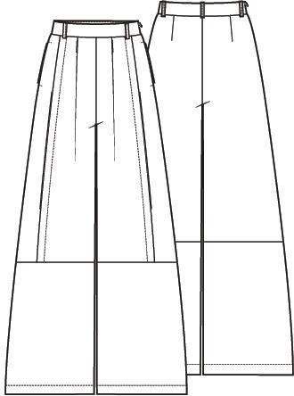 Knipmode 2604-14 broek