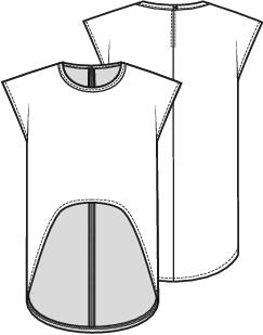 Knipmode 2505-17 top