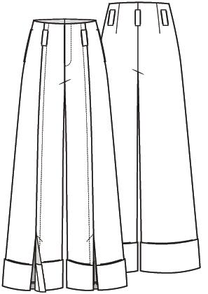 Knipmode 2603-17 broek