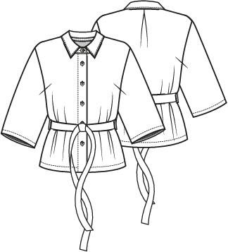Knipmode 2601-17 blouse