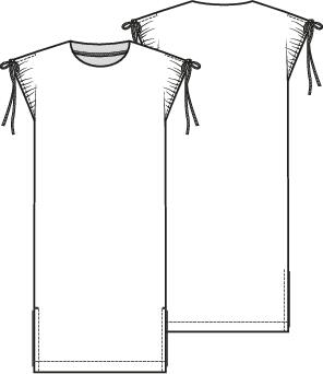 Knipmode 2505-18 jurk