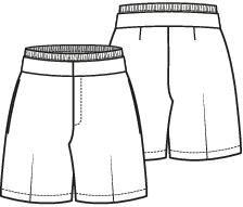 Knipmode 2506-18 short