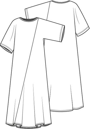 Knipmode 2509-19 jurk
