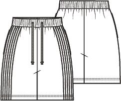 Knipmode 2602-02 short