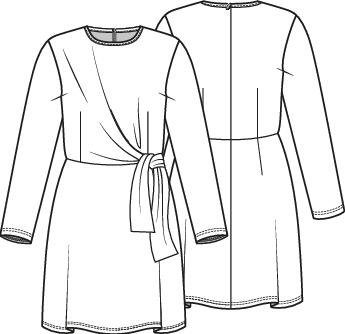 Knipmode 2510-20 jurk