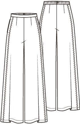 Knipmode 2605-20 broek