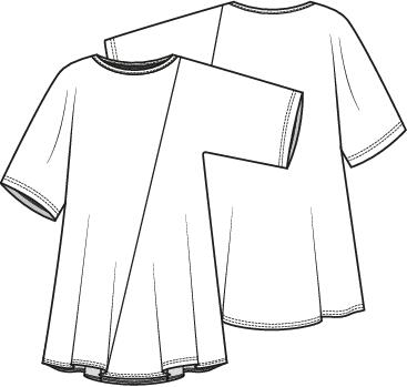 Knipmode 2509-20 tuniek