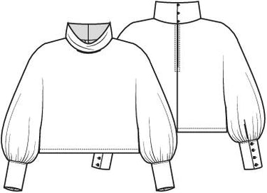 Knipmode 2511-22 top