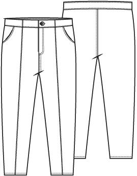 Knipmode 25SP2-23 broek