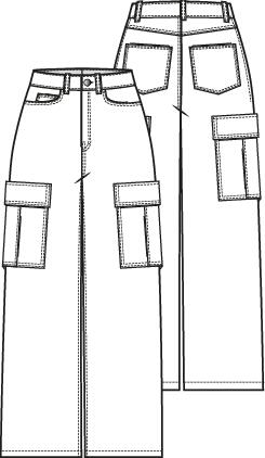 Knipmode 2504-25 broek