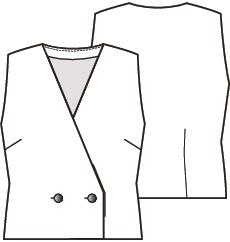Knipmode 2602-30 gilet