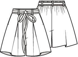 Knipmode 2602-36 short