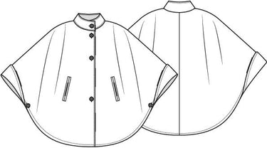 Knipmode 2511-04 cape