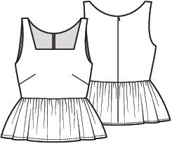 Knipmode 2604-04 top