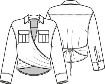 Knipmode 2506-04 blouse