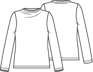 Knipmode 2602-43 top