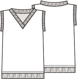 Knipmode 2602-05 top