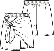 Knipmode 2508-06 skort