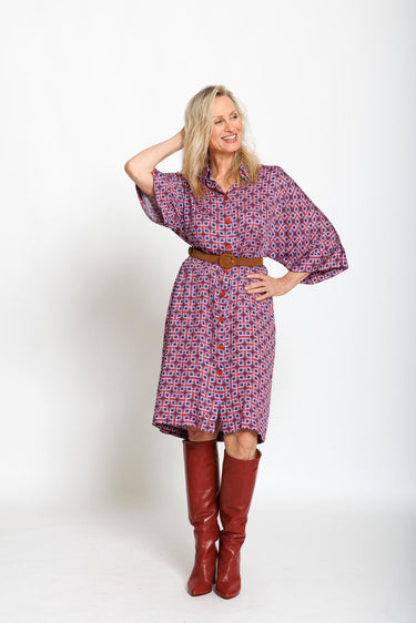 Knipmode 2401-06 jurk + blouse