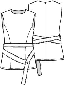 Knipmode 2509-07 top