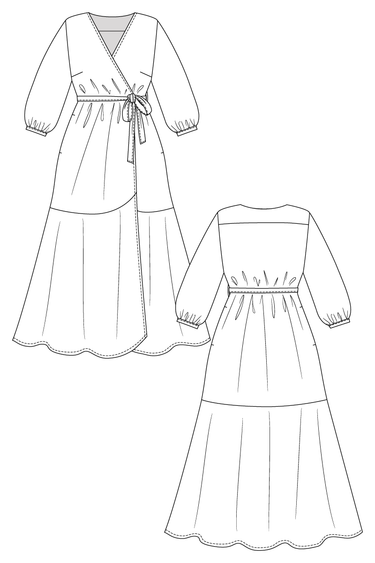 Named Clothing Hali - jurk pdf-patroon