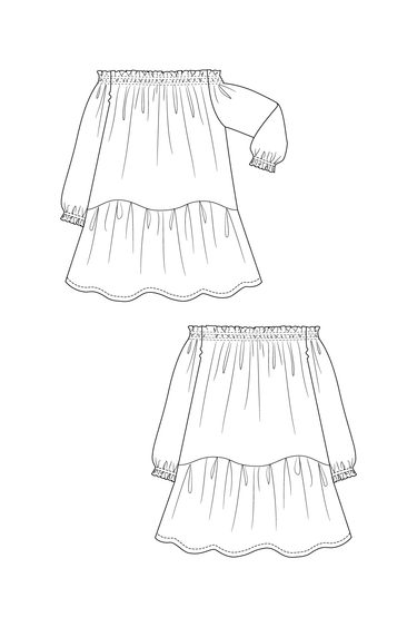 Named Clothing Ilma - jurk + top pdf-patroon