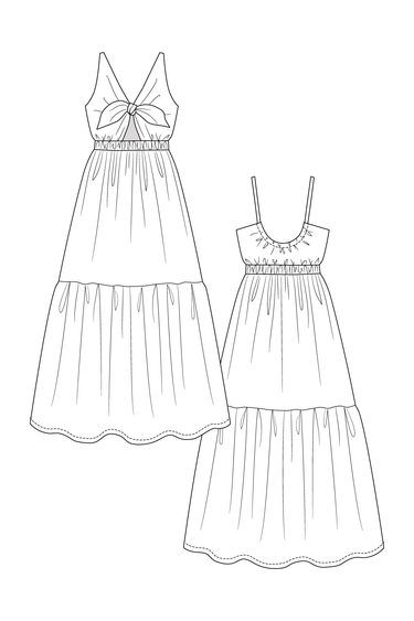Named Clothing Kerttu - jurk + rok pdf-patroon