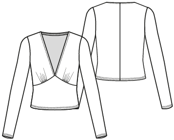 Knipmode 2312-05 top