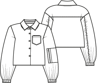Knipmode 2312-08 blousson