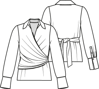 Knipmode 2312-09 jurk en blouse