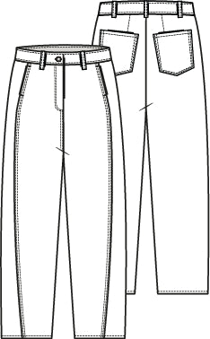 Knipmode 2403-20 broek