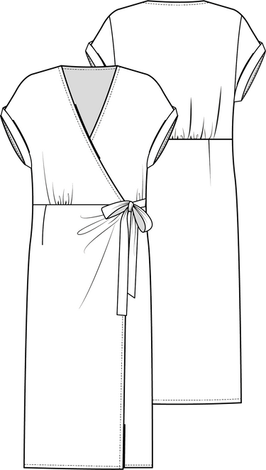 Knipmode 2404-02 jurk + rok