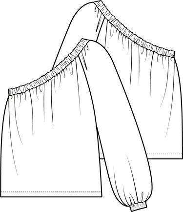 Knipmode 2404-08 top