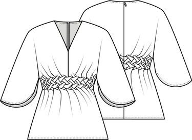 Knipmode 2404-22 top