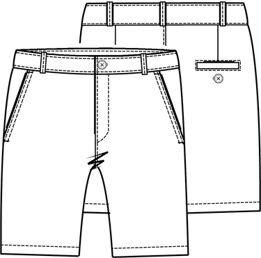 Knipmode 2404-27 bermuda