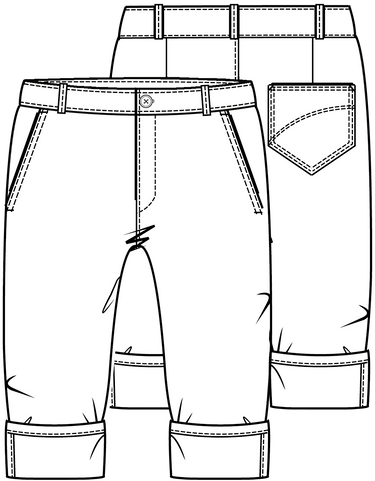 Knipmode 2404-28 broek