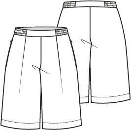 Knipmode 2407-23 bermuda