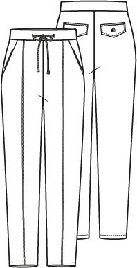 Knipmode 2408-18 broek