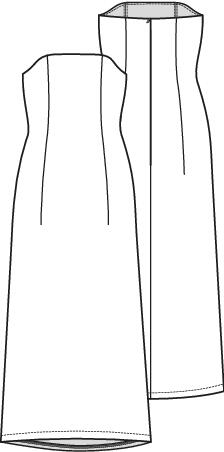Knipmode 2409-04 jurk