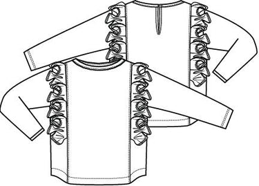 Knipmode 2409-23 top