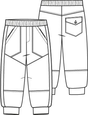 Knipmode 2409-24 broek