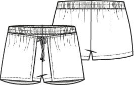 Knipmode 2409-29 skort + short