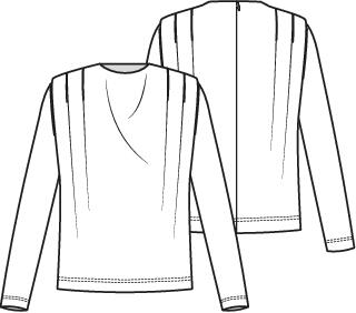 Knipmode 2410-06 top