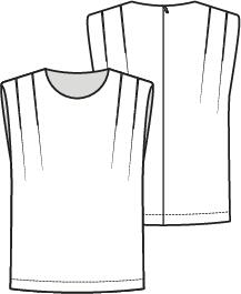 Knipmode 2410-07 top