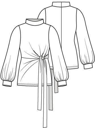 Knipmode 2410-15A+B jurk + top